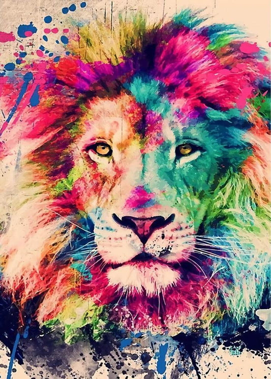 Free Lion - MyCraftsGfit - Free 5D Diamond Painting