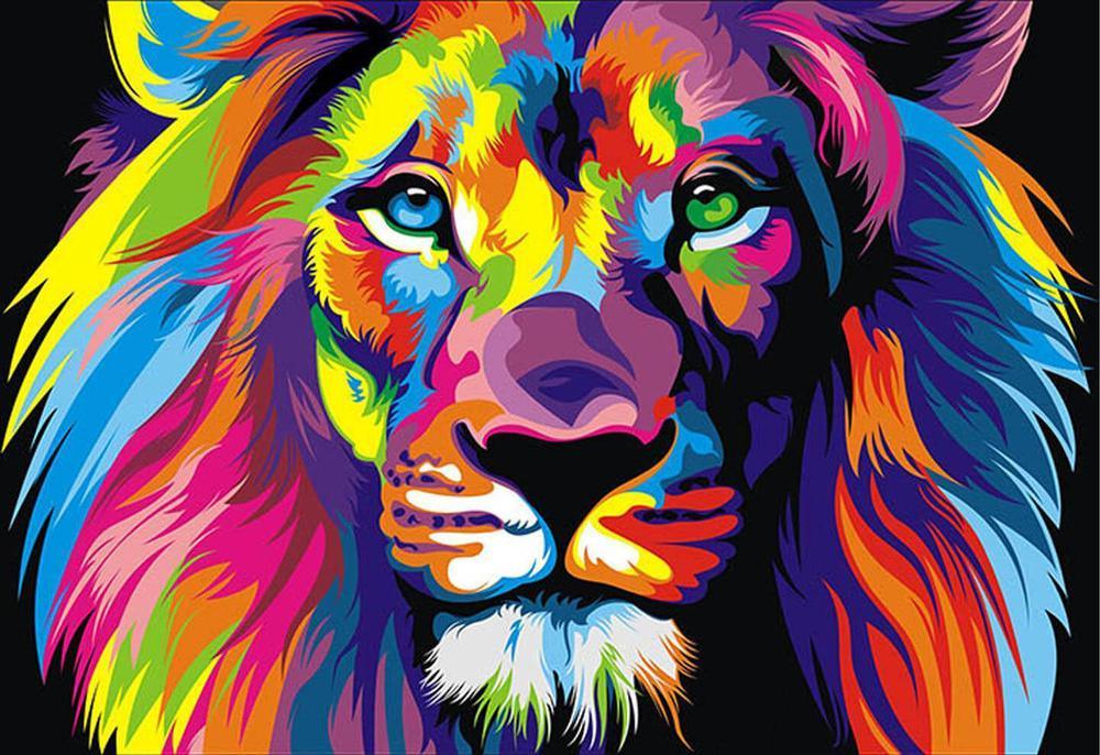 Lion - MyCraftsGfit - Free 5D Diamond Painting