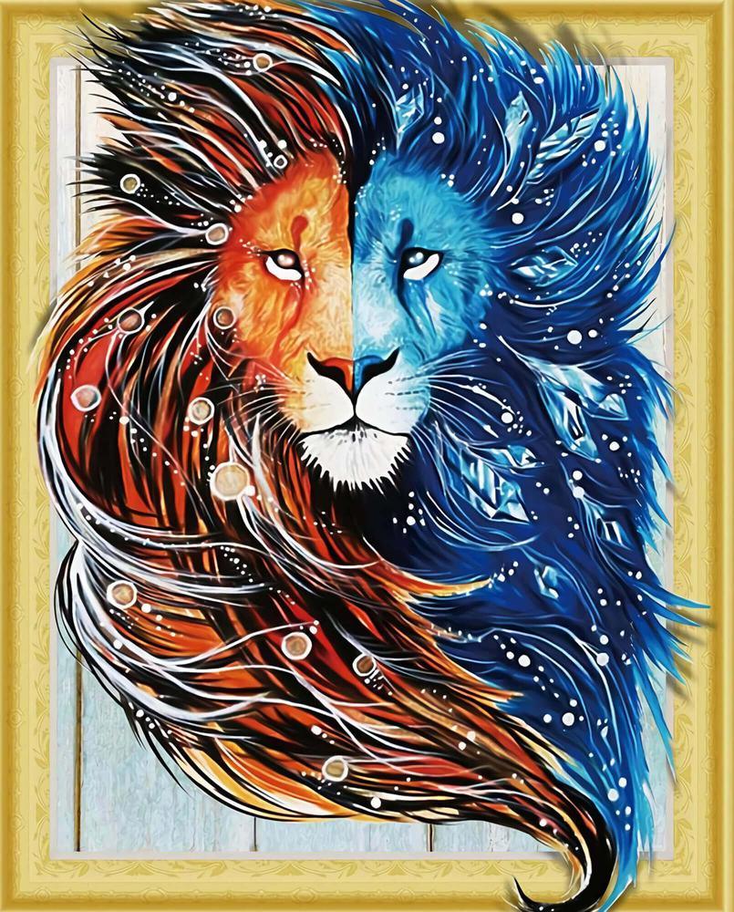 Free Lion - MyCraftsGfit - Free 5D Diamond Painting