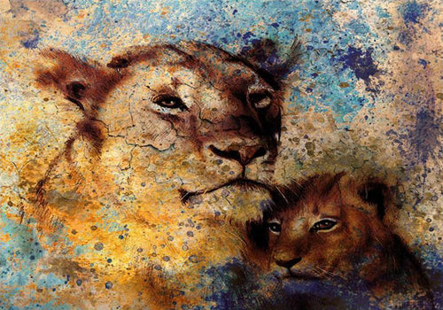 Free Lion - MyCraftsGfit - Free 5D Diamond Painting