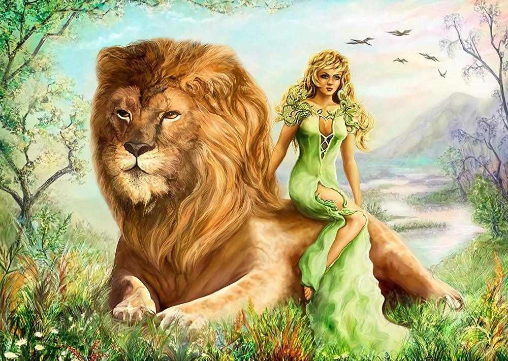 Free Lion - MyCraftsGfit - Free 5D Diamond Painting