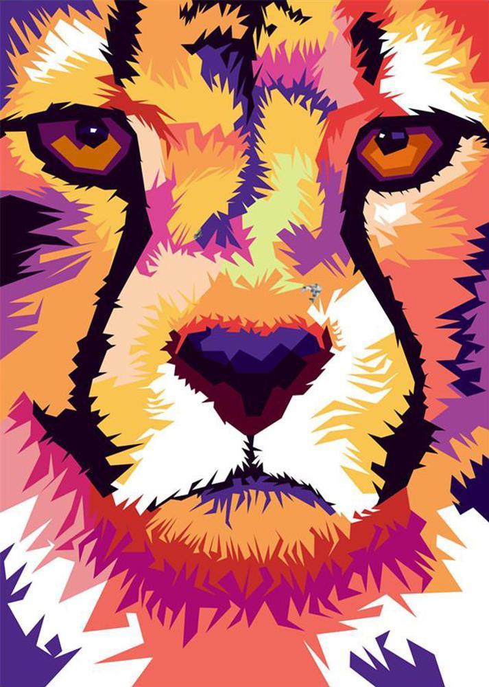 Free Lion - MyCraftsGfit - Free 5D Diamond Painting