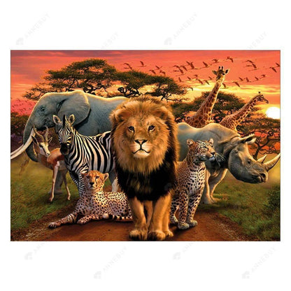 Free Lion - MyCraftsGfit - Free 5D Diamond Painting