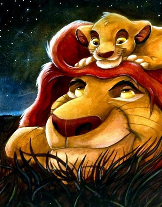 Free Lion King - MyCraftsGfit - Free 5D Diamond Painting