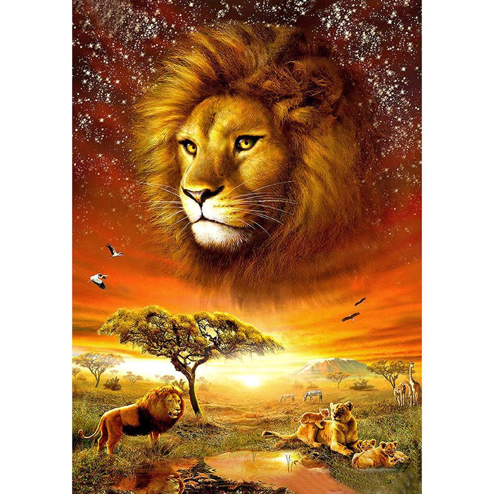 Free Lion King - MyCraftsGfit - Free 5D Diamond Painting