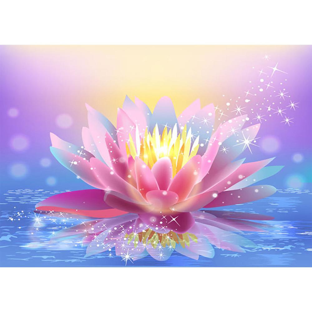 Free Lotus - MyCraftsGfit - Free 5D Diamond Painting