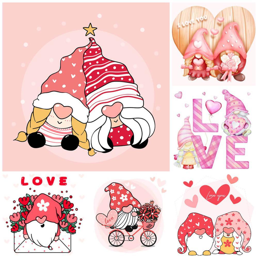 Free Love Gnomes - MyCraftsGfit - Free 5D Diamond Painting