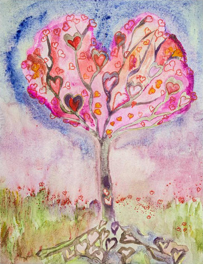 Free Love Tree - MyCraftsGfit - Free 5D Diamond Painting