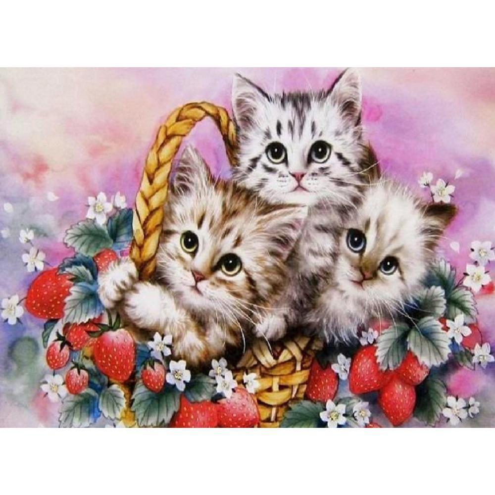 Lovely Cats - MyCraftsGfit - Free 5D Diamond Painting