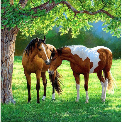 Free Lovely Horse - MyCraftsGfit - Free 5D Diamond Painting