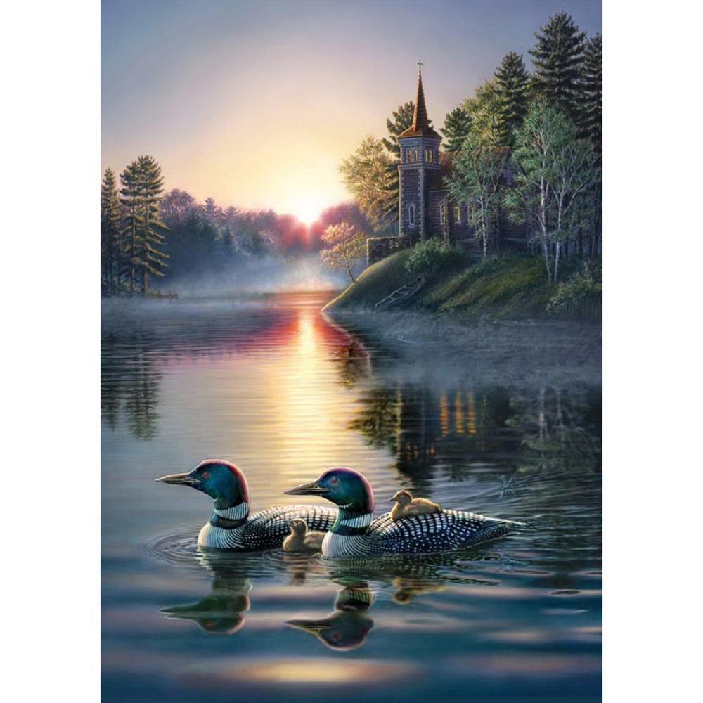 Free Mandarin Duck - MyCraftsGfit - Free 5D Diamond Painting