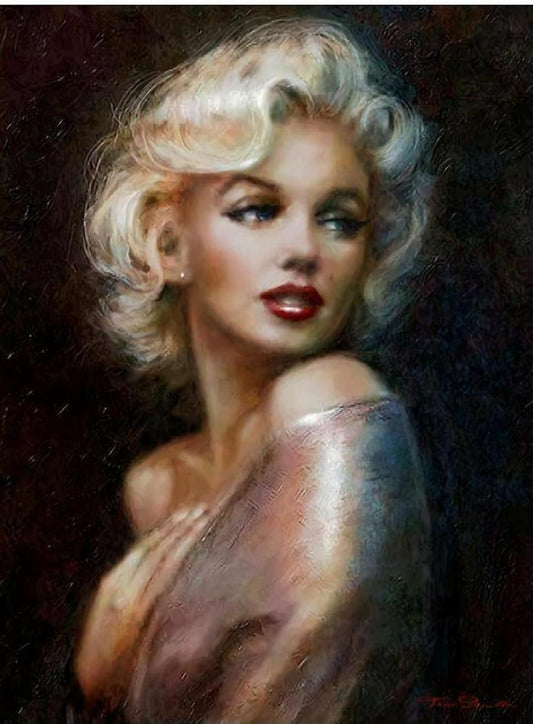 Marilyn Monroe Free 5D Diamond Painting Kits MyCraftsGfit - Free 5D Diamond Painting mycraftsgift.com