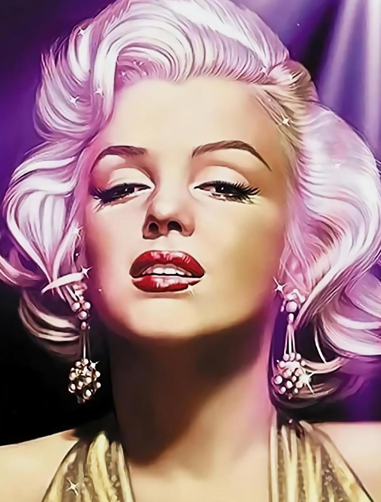 Free Marilyn Monroe - MyCraftsGfit - Free 5D Diamond Painting