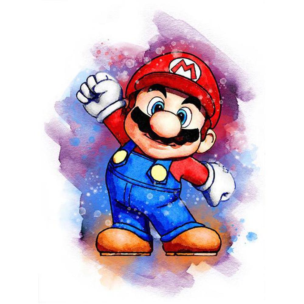 Mario Free 5D Diamond Painting Kits MyCraftsGfit - Free 5D Diamond Painting mycraftsgift.com