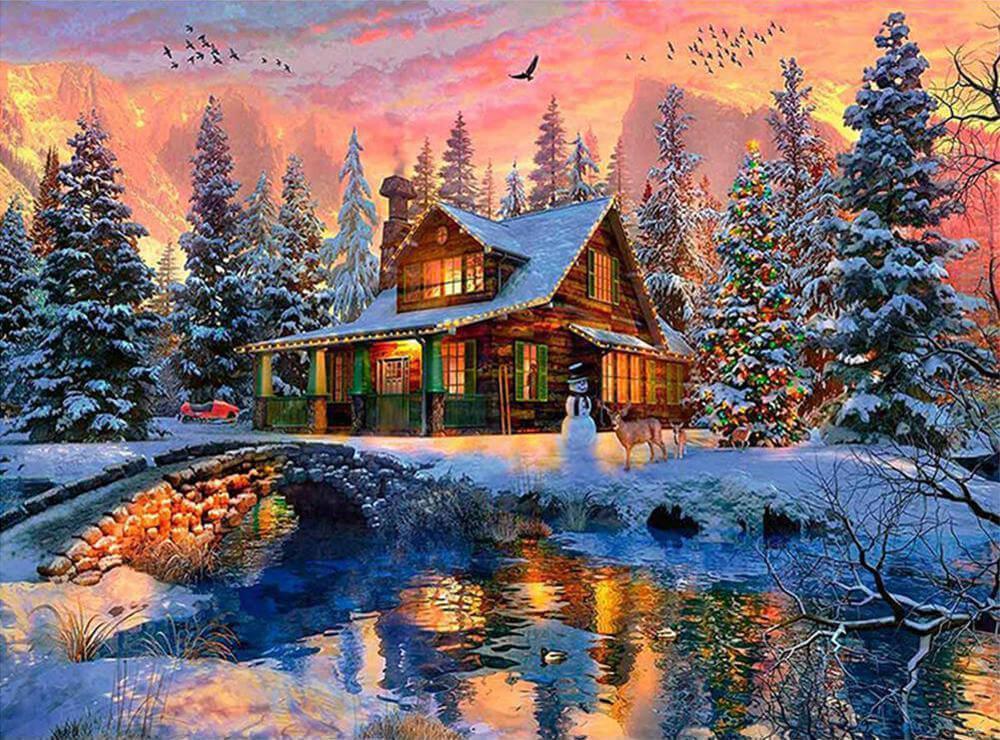 Free Merry Christmas - MyCraftsGfit - Free 5D Diamond Painting