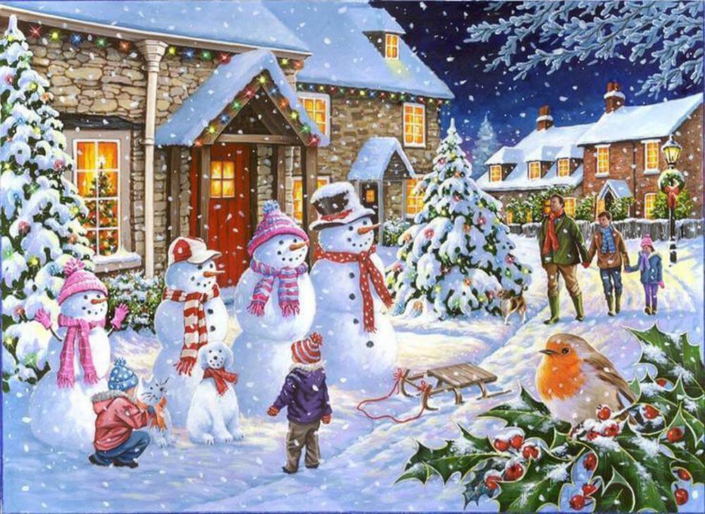 Free Merry Christmas - MyCraftsGfit - Free 5D Diamond Painting