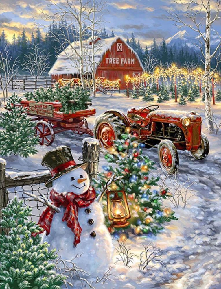 Free Merry Christmas - MyCraftsGfit - Free 5D Diamond Painting