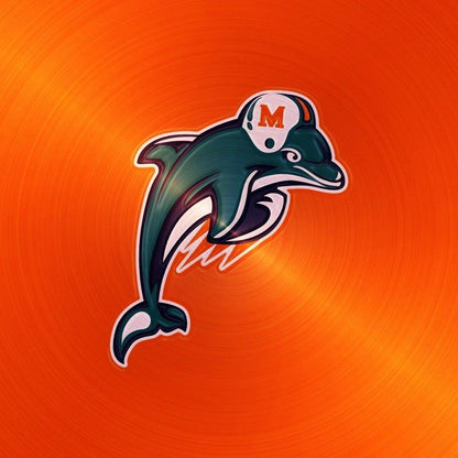 Free Miami Dolphins - MyCraftsGfit - Free 5D Diamond Painting