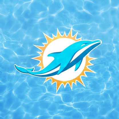 Free Miami Dolphins - MyCraftsGfit - Free 5D Diamond Painting