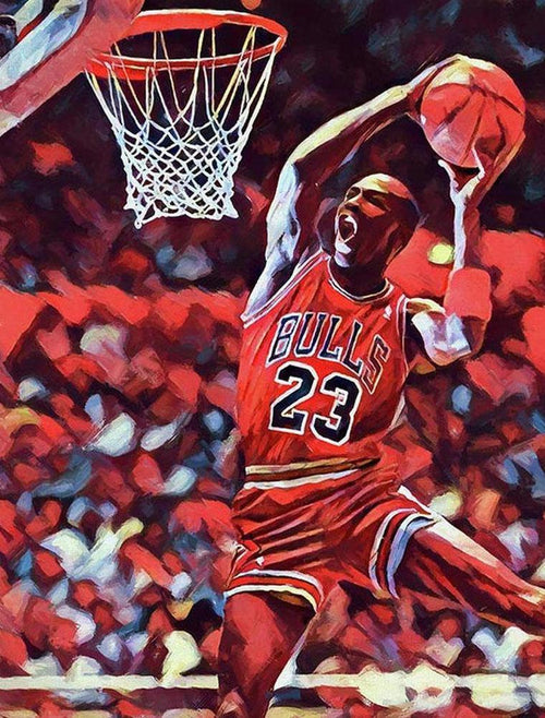 Free Michael Jordan - MyCraftsGfit - Free 5D Diamond Painting