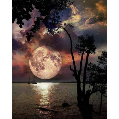 Free Moon - MyCraftsGfit - Free 5D Diamond Painting