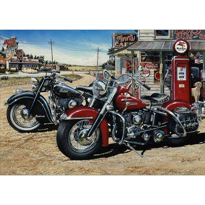 Free Motorcycle - MyCraftsGfit - Free 5D Diamond Painting