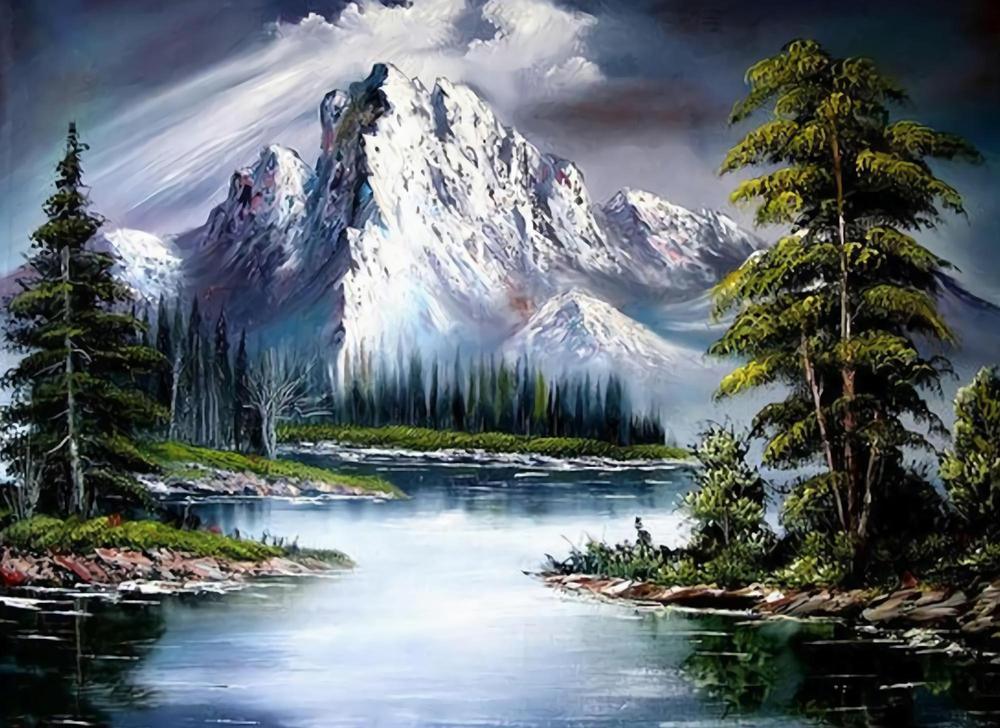 Free Mountain - MyCraftsGfit - Free 5D Diamond Painting