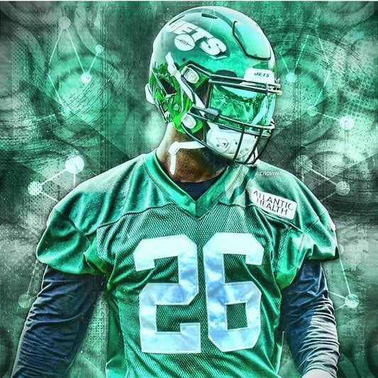 Free New York Jets - MyCraftsGfit - Free 5D Diamond Painting