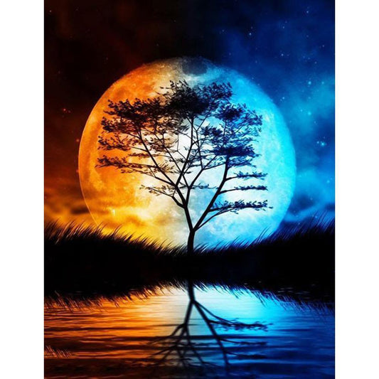 Night Scenery Free 5D Diamond Painting Kits MyCraftsGfit - Free 5D Diamond Painting mycraftsgift.com