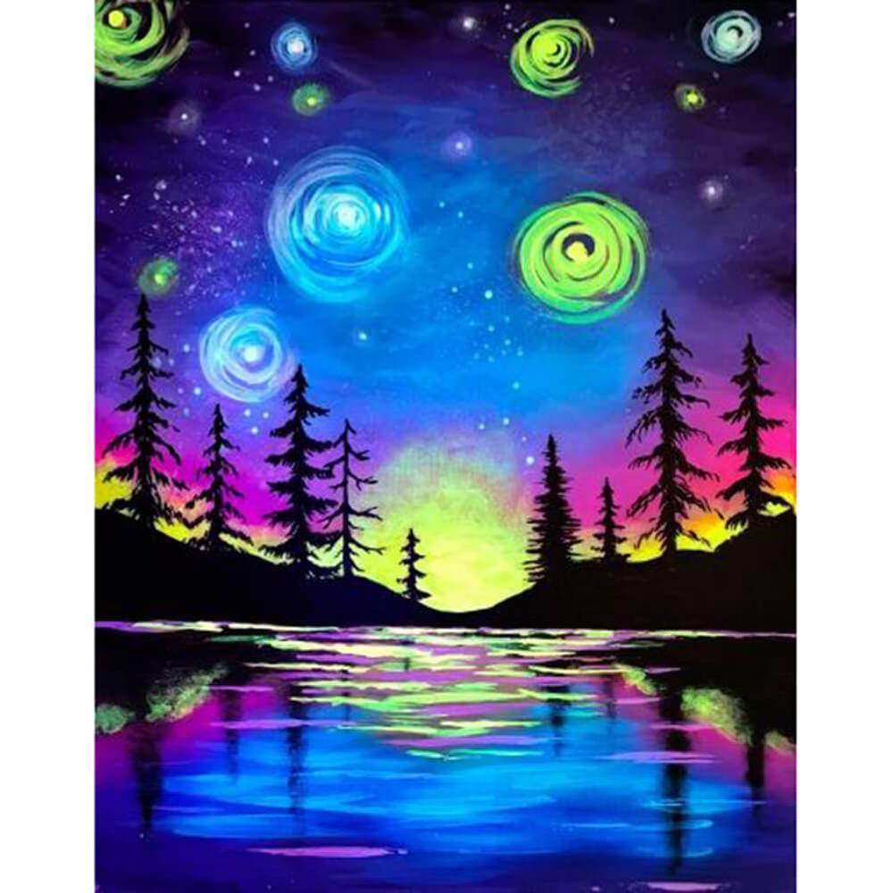 Free Night View - MyCraftsGfit - Free 5D Diamond Painting