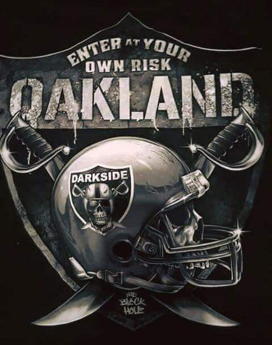 Free Oakland Raiders - MyCraftsGfit - Free 5D Diamond Painting