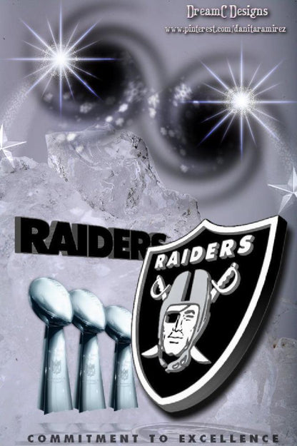 Free Oakland Raiders - MyCraftsGfit - Free 5D Diamond Painting