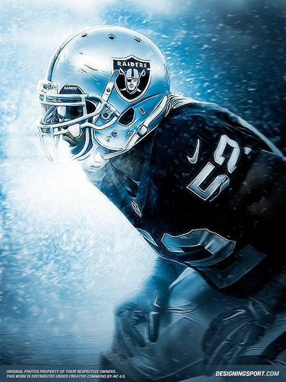 Free Oakland Raiders - MyCraftsGfit - Free 5D Diamond Painting