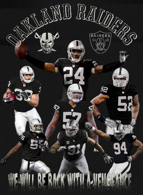 Free Oakland Raiders - MyCraftsGfit - Free 5D Diamond Painting