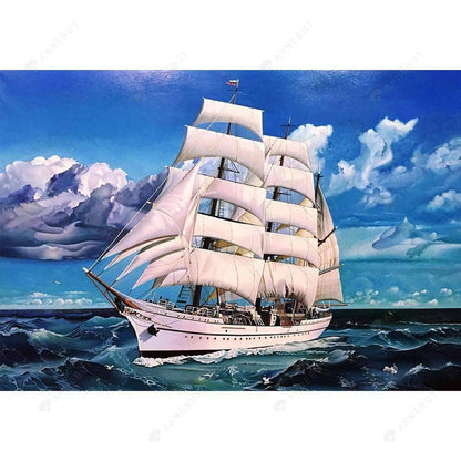 Free Ocean Ships - MyCraftsGfit - Free 5D Diamond Painting