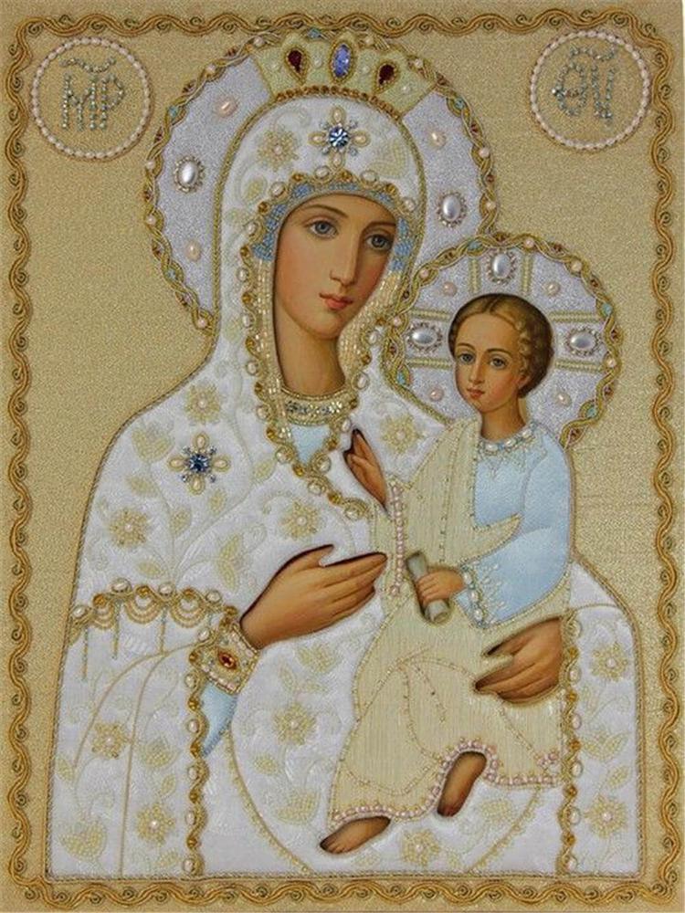 Our Lady Free 5D Diamond Painting Kits MyCraftsGfit - Free 5D Diamond Painting mycraftsgift.com