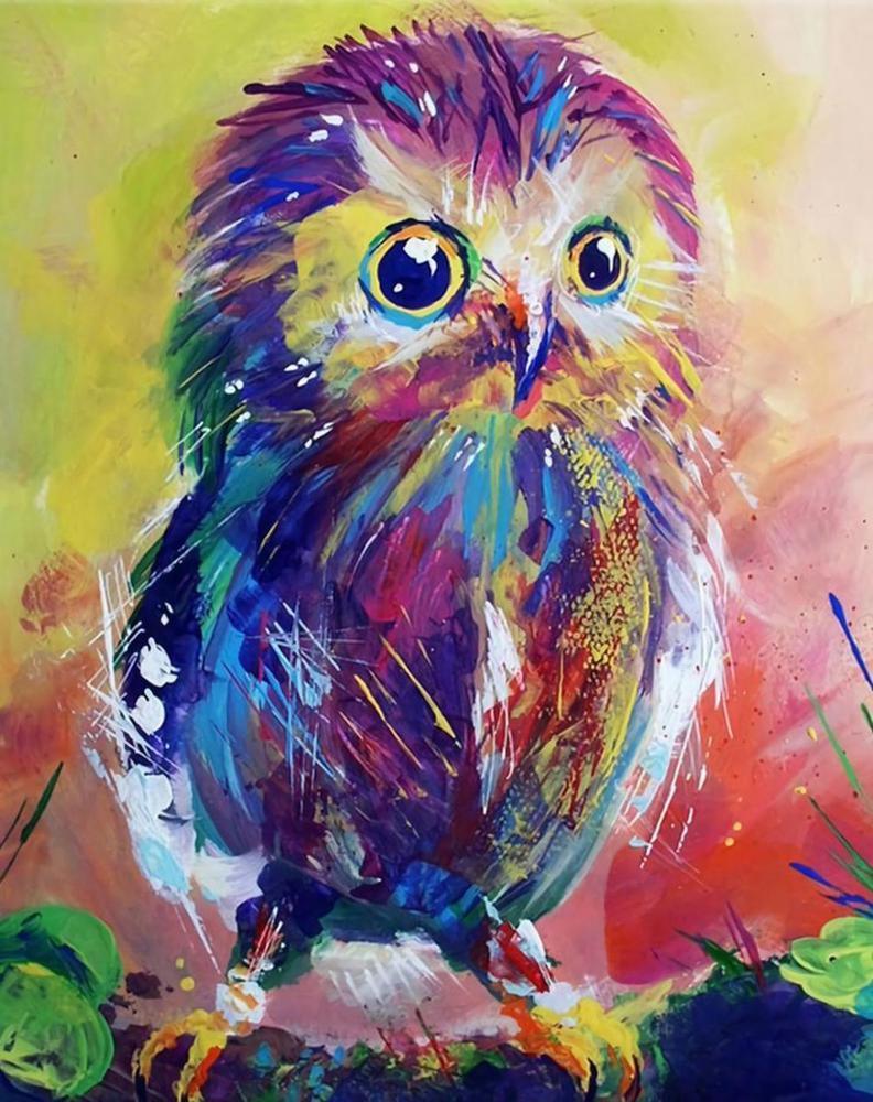 Owl - MyCraftsGfit - Free 5D Diamond Painting