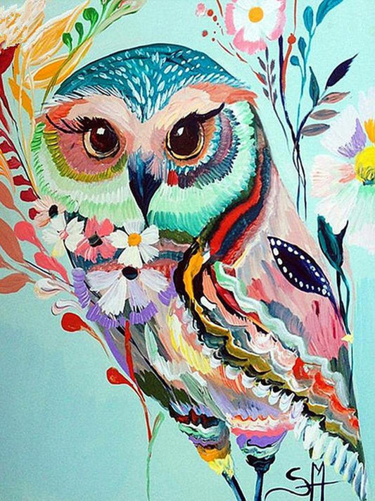 Owl - MyCraftsGfit - Free 5D Diamond Painting