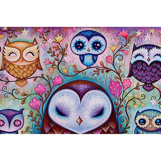 Free Owl - MyCraftsGfit - Free 5D Diamond Painting