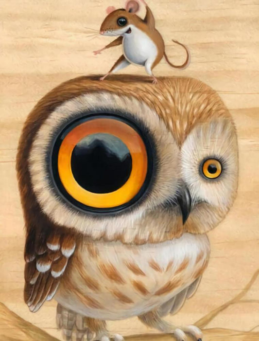 Free Owl - MyCraftsGfit - Free 5D Diamond Painting