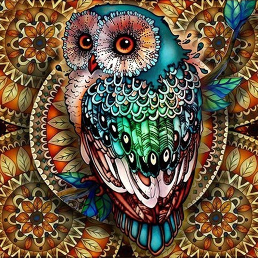 Owl - MyCraftsGfit - Free 5D Diamond Painting