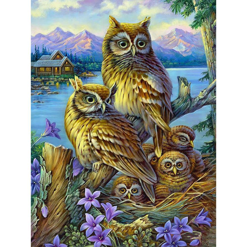 Free Owl - MyCraftsGfit - Free 5D Diamond Painting