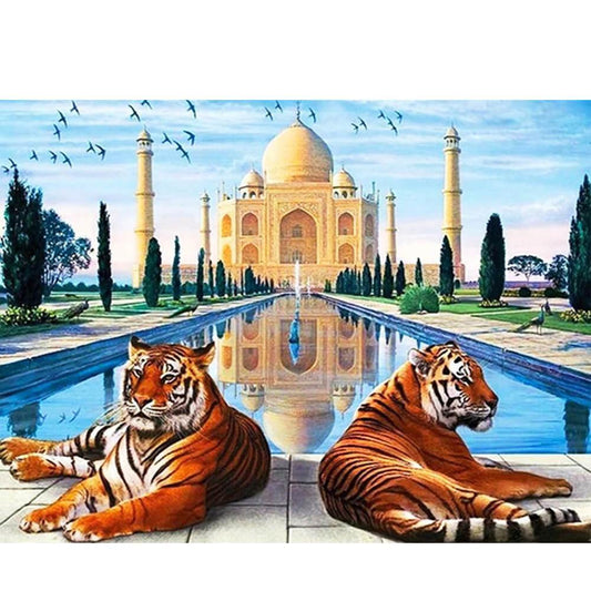 Free Palace And Tiger - MyCraftsGfit - Free 5D Diamond Painting