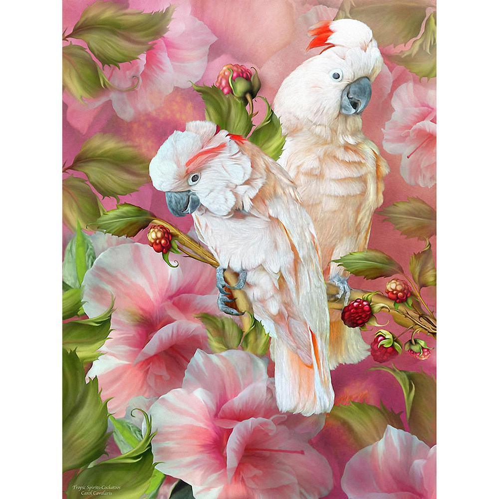 Free Parrots - MyCraftsGfit - Free 5D Diamond Painting