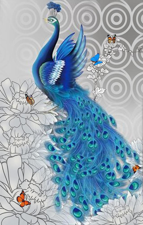 Free Peacock - MyCraftsGfit - Free 5D Diamond Painting