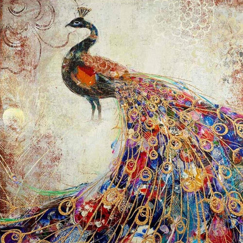 Free Peacock - MyCraftsGfit - Free 5D Diamond Painting