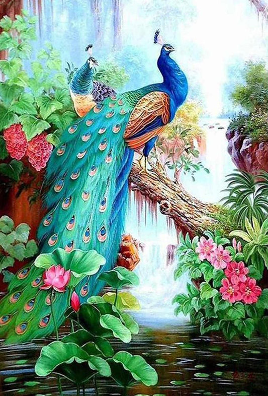 Free Peacock - MyCraftsGfit - Free 5D Diamond Painting