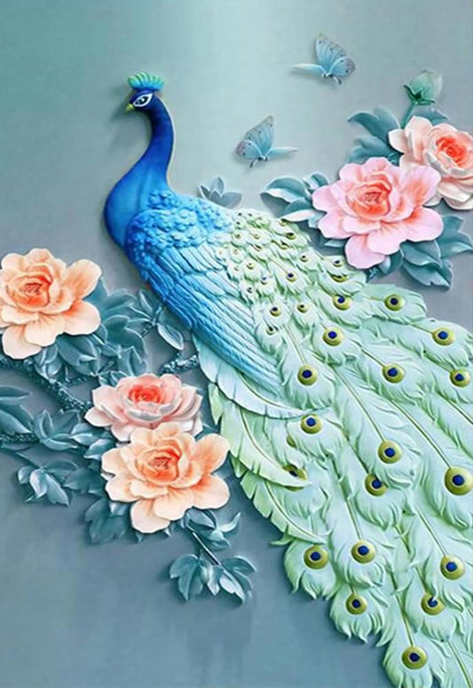 Free Peacock - MyCraftsGfit - Free 5D Diamond Painting