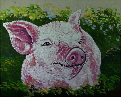 Free Pig - MyCraftsGfit - Free 5D Diamond Painting