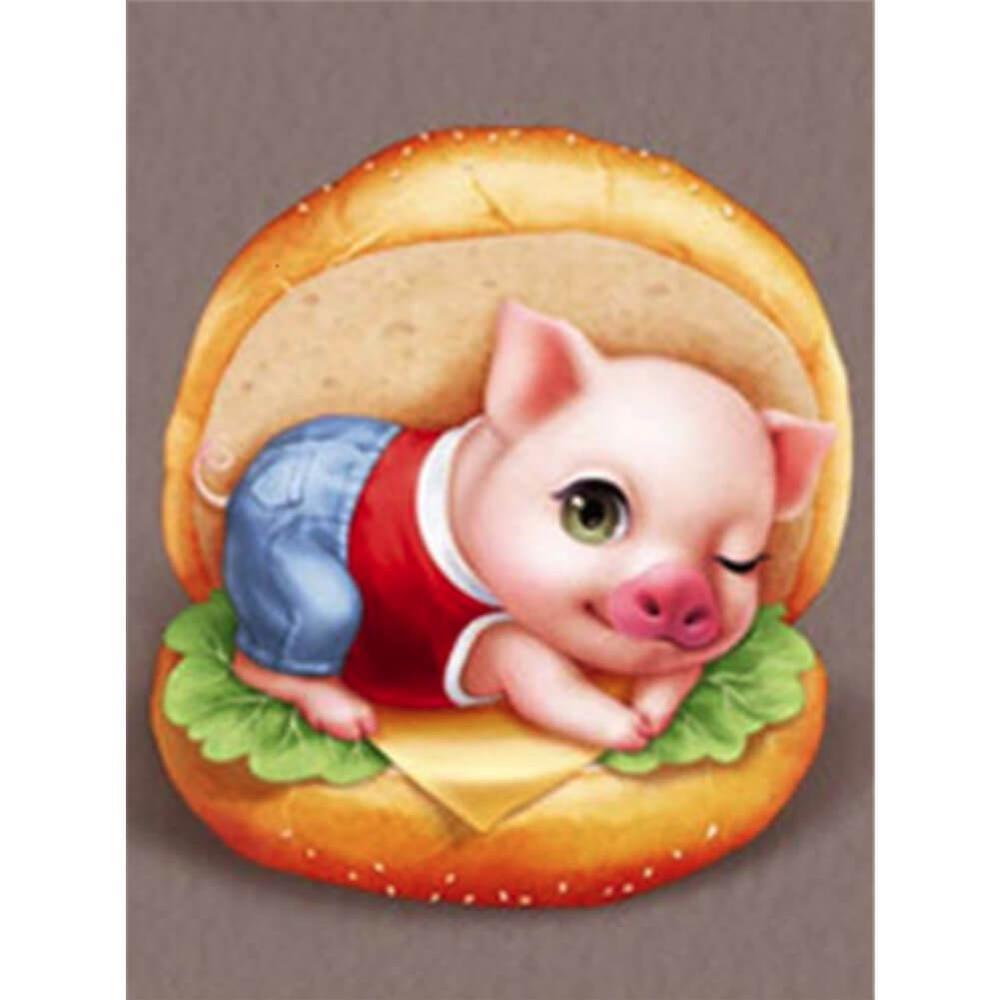 Free Pig - MyCraftsGfit - Free 5D Diamond Painting